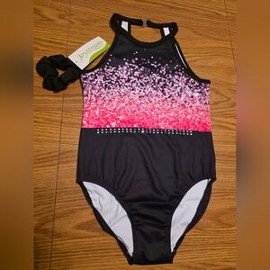 Kids One Piece Swimsuit - Pink and Black